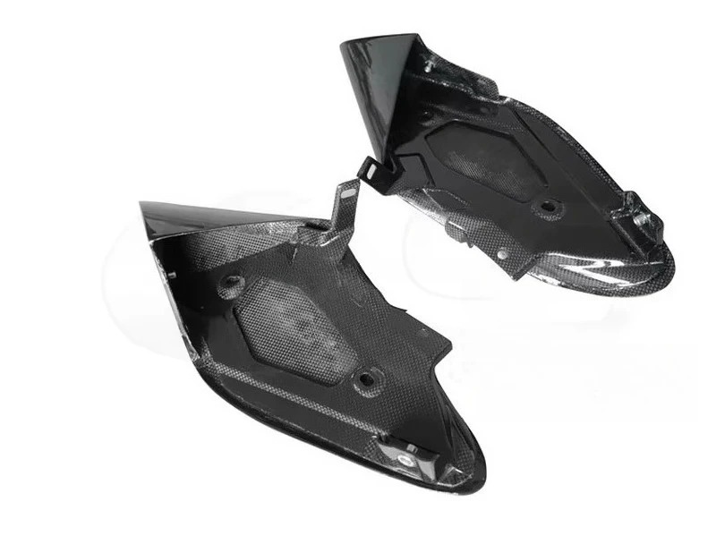 Dry Carbon Fiber Side Vents Trim Fit for 2015-2019 F488 GTB & Spider OE Style Side Air Vents Fins Replacement